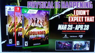 Grounded physical copy. Limited run. Grounded fully yoked edition ps5, switch + xbox series x