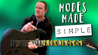 The EASIEST Way to Learn the Modes on Guitar!