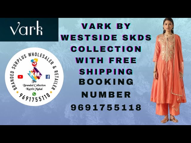 Buy Vark Red Embroidered Kurta, Palazzos and Brocade Dupatta from Westside