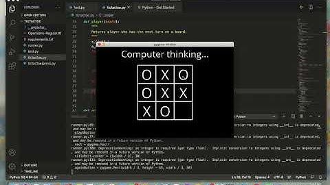 Tic-Tac-Toe project for CS50: Artificial Intelligence with Python