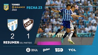  Fecha 23 false resumen de Atlético Tucumán - Platense