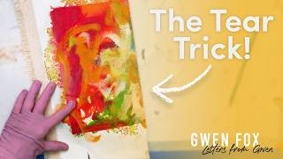 How to Tear Paper for Mixed Media Collage