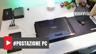 Postazione PC Portatile o Fisso, funzionale e con pochi cavi - Laptop  Desktop - ITA