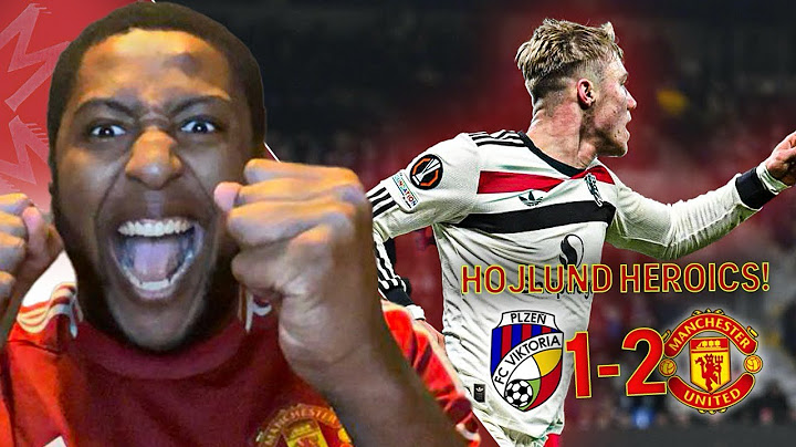 RASMUS HOJLUND SAVES UNITED | VIKTORIA PLZEN 1-2 MANCHESTER UNITED