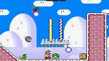 SMW Custom Level - ON-OFF Frozen Cave