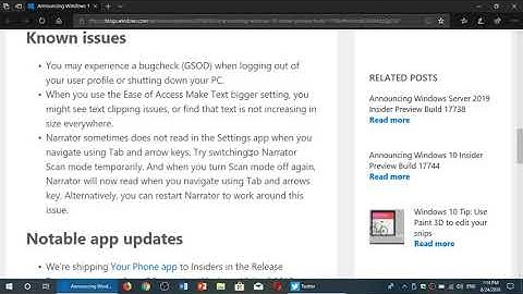 Windows Insider preview Build 17746 Released Fast Ring August 24th 2018