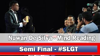 Nuwan De Silva - Mind Reading | #SLGT -Semi Final Performance | Sri Lanka’s Got Talent Thumbnail