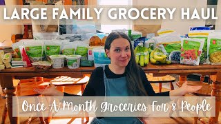 Large Family Grocery Haul + Pantry Restock