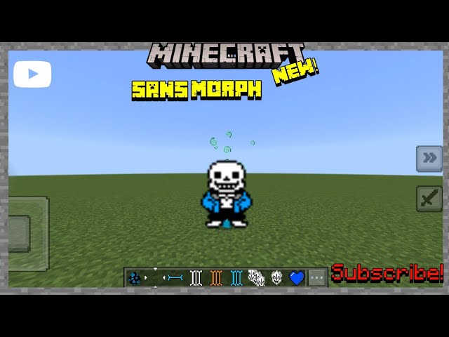 New! Sans morph V4 // Mod Minecraft 1.20.15+ 