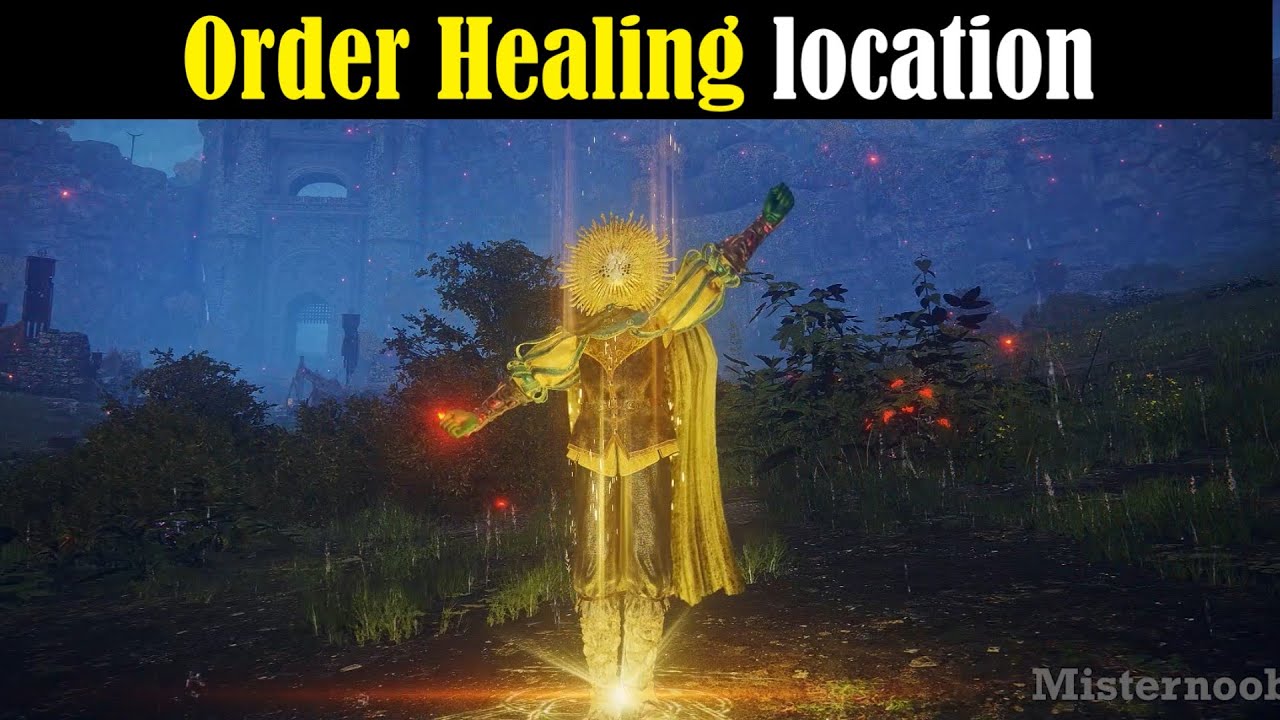 Order Healing location, heal Death Blight Elden Ring YouTube