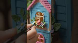 Old Toy Bridge Gets a Magical New Life#ToyRestoration #MiniatureWorld #TinyHouse #ToyBridge #MiniDIY