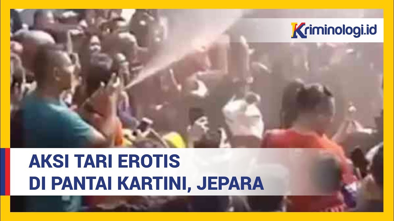 Tarian Erotis Di Pantai Kartini Jepara Berbuntut Panjang