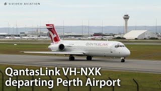 Qantaslink Vh-Nxk Departing Perth Airport On Rw03.