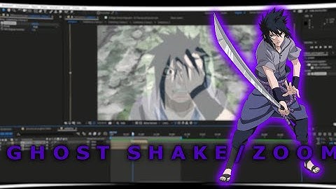 ghost shake/zoom tutorial [ adobe after effects 2020 amv tutorial ]