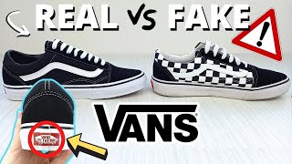 How To Spot FAKE VANS - 5 EASY Ways