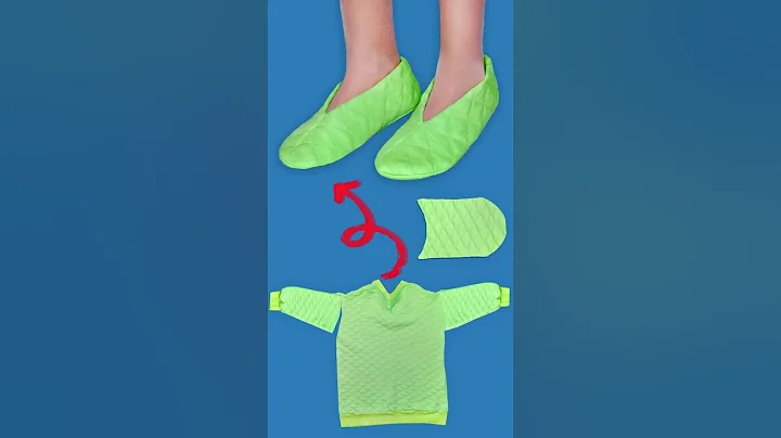 Home slippers from old sweater easily! Miarti 🧵✂️