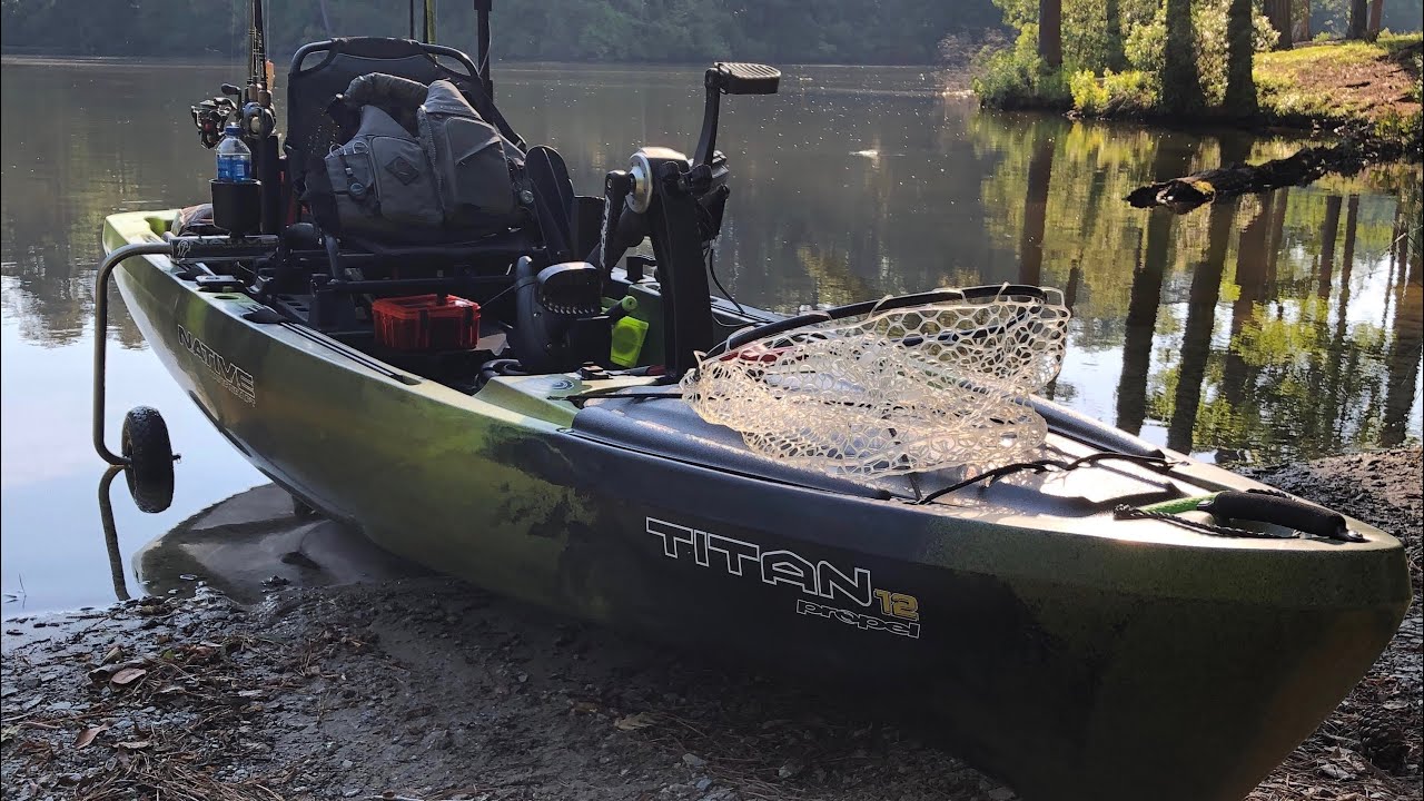 MY NEW NATIVE TITAN 12 Full Tournament Fishing Kayak Walkthrough