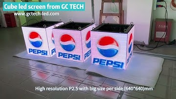 The Magic Cube LED screen