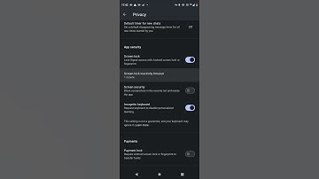 Signal | My Privacy Settings