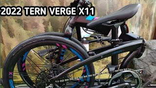 2022 TERN VERGE X11 FOLDING BIKE - YouTube