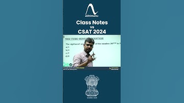 Learn the Differences: Class Note vs CSAT 2024 - Abhimanu IAS #CSAT2024 #ClassNotevsCSAT