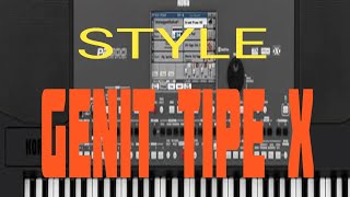 STYLE, GENIT, TIPE-X, KORG PA 600, TRIAZ 19 MAPPING 22