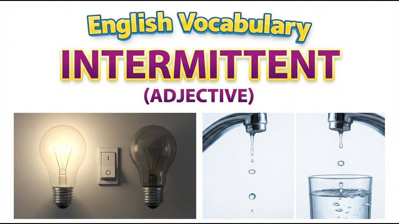 1442) Intermittent ... word meaning, synonym, antonym .... English vocabulary for SSC, CGL, CAT