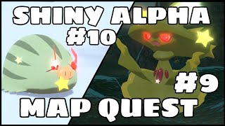 ✨SHINY ALPHA MAP QUEST - Mismagius and Swinub + 5 more in Pokemon Legends : Arceus