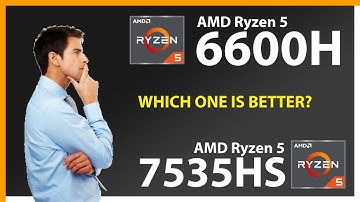 AMD Ryzen 5 6600H vs AMD Ryzen 5 7535HS Technical Comparison