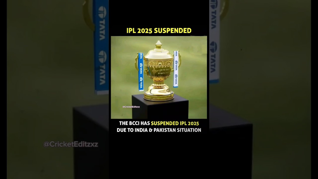 IPL 2025 Suspended 🥶