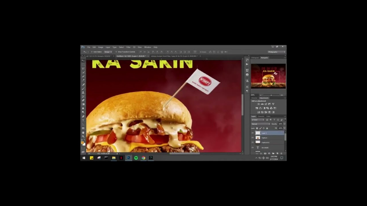 Advertisement fun art - Photoshop