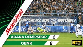 Adana Demirspor - Genk 1-0 (PEN:4-5) maç özeti I UEFA Konferans Ligi play-off rövanş maçı