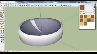 How To Create  a Bowl In Google Sketchup 8
