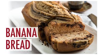 BANANA BREAD - RICETTA VELOCE SOFFICE e SENZA ZUCCHERO | COLAZIONE SANA | Elefanteveg