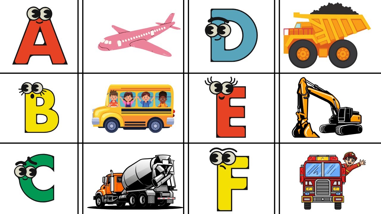ABC Vehicles Song 🚗🚁🚢 | Fun Alphabet Song for Kids | A to Z Transport Learning!