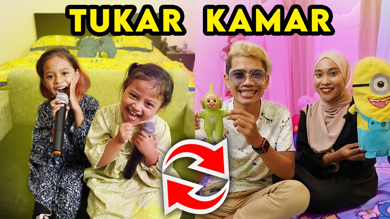 24 JAM KITA TUKAR KAMAR SAMA ALUNA DAN AMANDA‼️😂