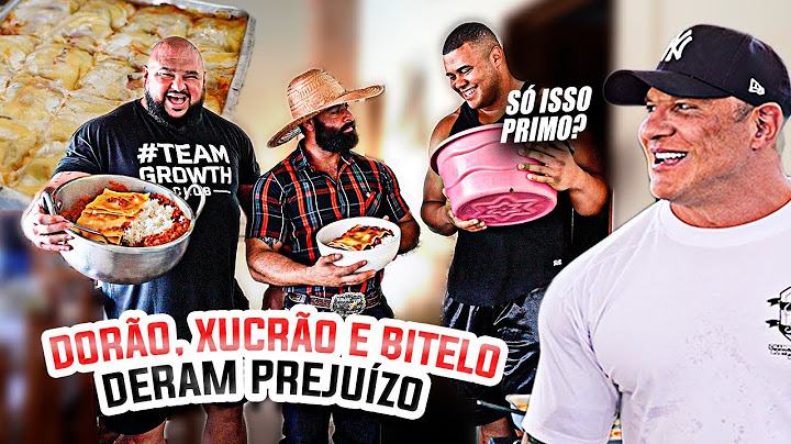 BITELO, GIGA, DORAO AND XUCRÃO MADE A LOSS AT LUNCH