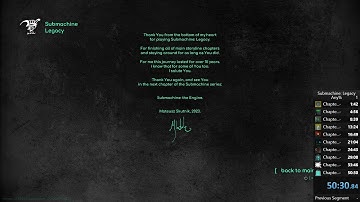 Submachine: Legacy any% in 50:30.84