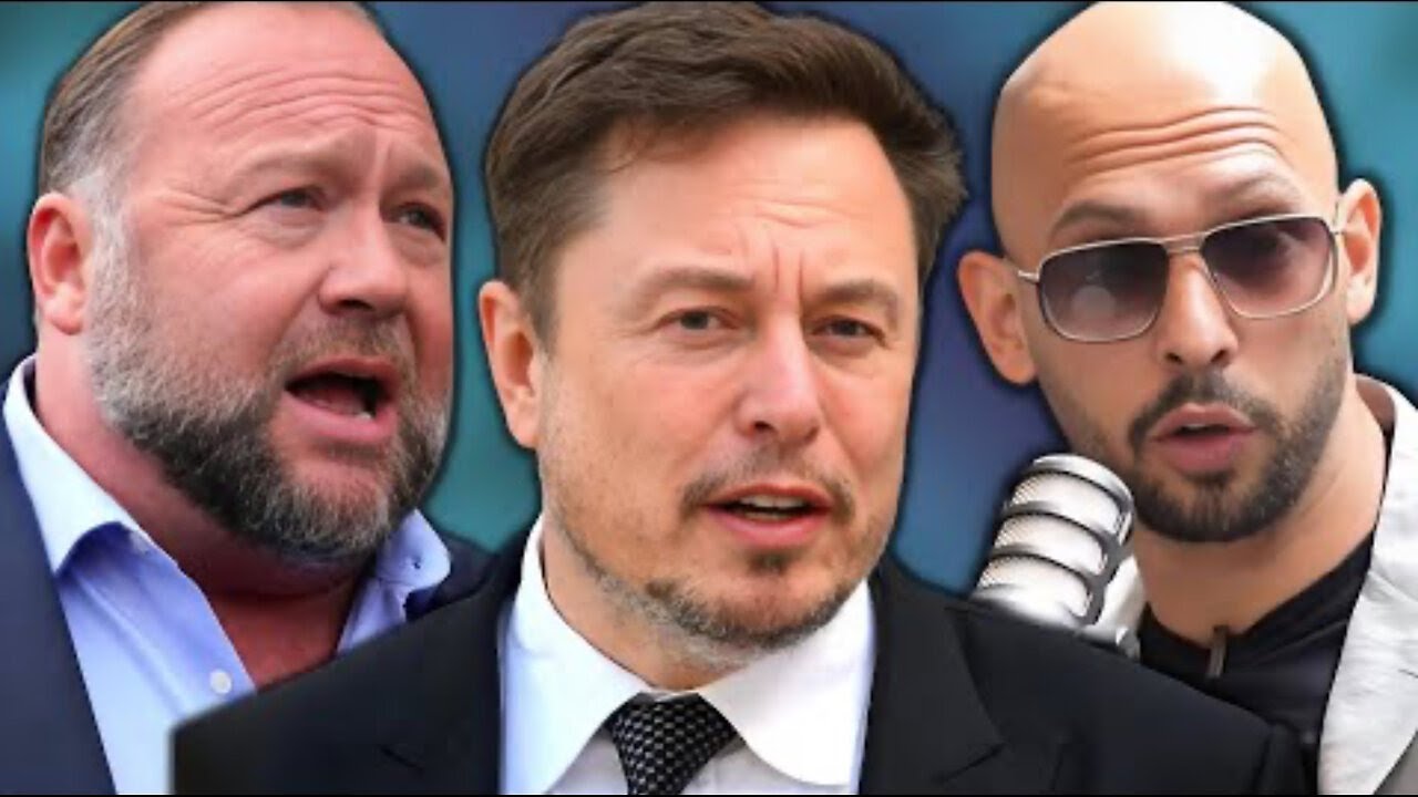 Elon Musk, Alex Jones, Andrew Tate in HEATED DEBATE | FULL - YouTube