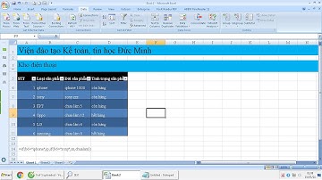 Cách quản lý hàng hóa bằng Data Validation trong Excel cực hay