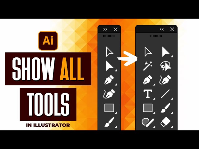 How To Show ALL Tools In Adobe Illustrator CC 2022 - YouTube