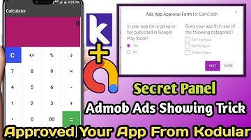 Approved Admob Ads In Kodular Apps 2019 || Ads Not Showing Problem || Hindi