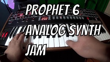 Prophet 6 Synth -- Analog Synth Jam