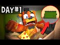 FREDDY SPENDS 24 HOURS IN A DUMPSTER! - Fazbear and Friends SHORTS #1-7
