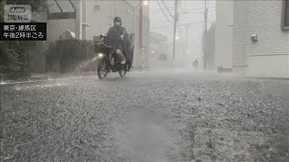 記録的短時間大雨情報　東京に次々と…品川、大田、港区で猛烈な雨　川崎・中原区にも(2025年9月11日)
