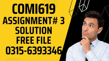 COMI619 Assignment 3 INTERNSHIP REPORT