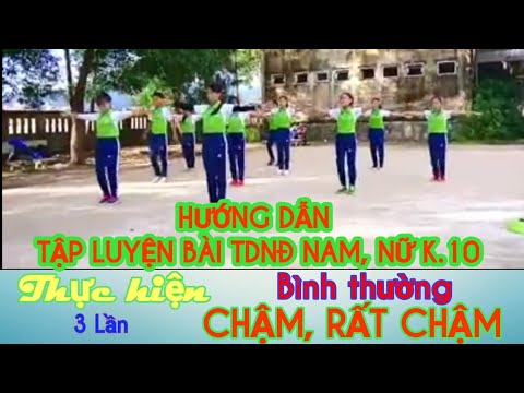 Video Hướng dẫn Thể dục nhịp điệu nam nữ khối 10: hướng dẫn... - youtube