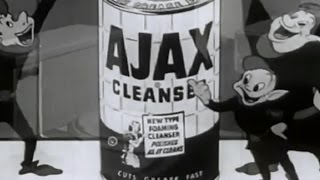 Ajax Cleanser 1950's TV Commercial HD
