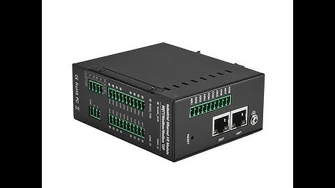 M120E 4DI+4DO+4AI+2AO industrial remote Ethernet IO module