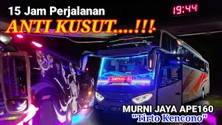 ANTI KUSUT !!!🥳 Naik Bis Mbois MURNI JAYA APE160 TIRTO KENCONO || Balaraja - Salaman